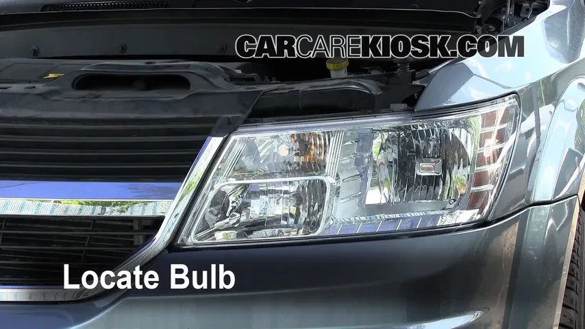2010 Dodge Journey SXT 3.5L V6 Lights Turn Signal - Front (replace bulb)